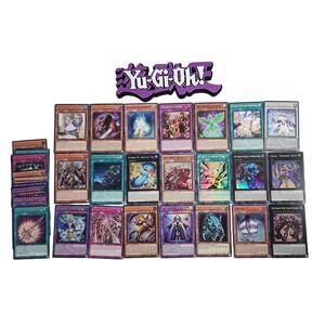 Yu-Gi-Oh! 1st Edition Lot Of 38 Trading Cards With Purple 3D Art Logo 2020 NM